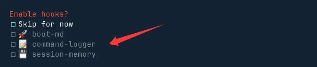 安装向导 - 启用自动化钩子功能